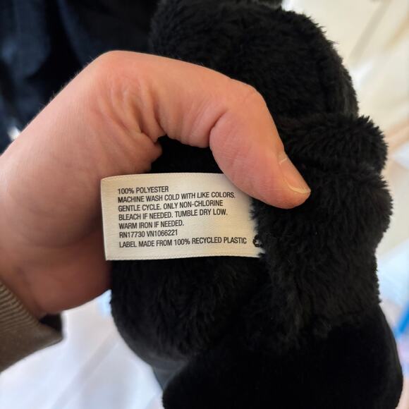 Goodfellow & Co. EUC Men's Plush Black Bathrobe Size S/M - Picture 3 of 5